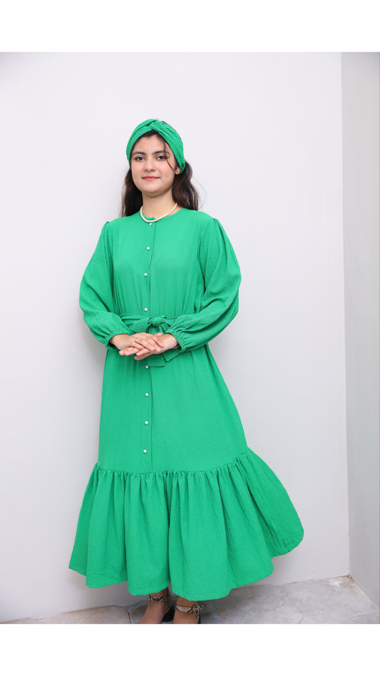 Green Long Maxi -Zh14