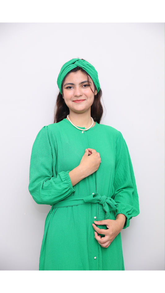 Green Long Maxi -Zh14